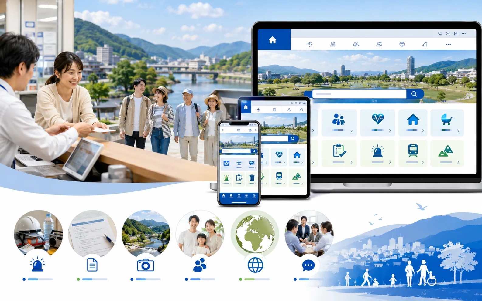自治体・企業・団体・地域住民をつなぐ公共プロジェクトサイトの情報構成